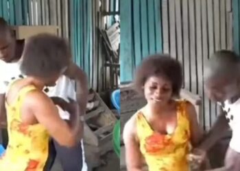 Le micro trottoir d’une émission ivoirienne se termine en bagarre de couple (Vidéo)