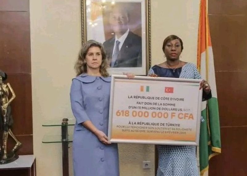 Séisme en Turquie: Le don de 618 millions de la côte d’Ivoire suscite des critiques